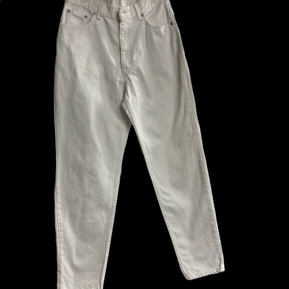 LEVIS Vintage 512 Slim fit tapered leg White‎ Size 12 Mis-M,Made in USA 3/2000 - Picture 4 of 13